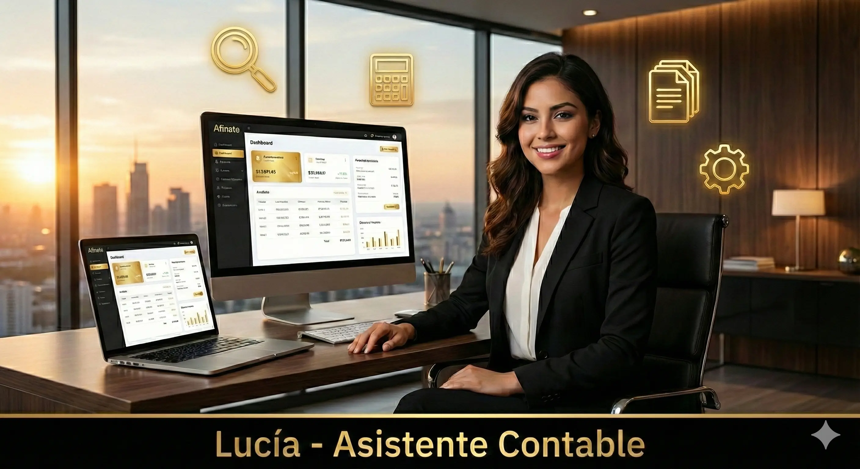 Lucía, agente de operaciones de afinate
